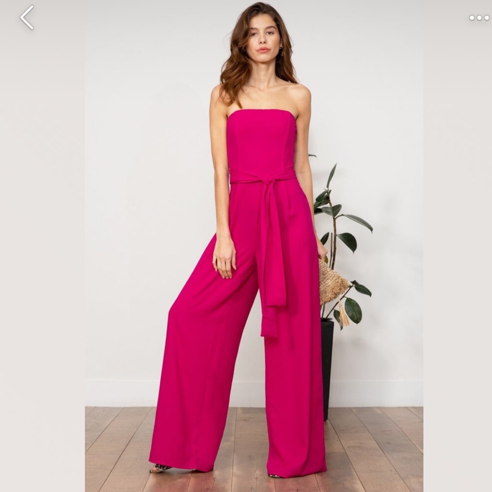Hot Pink Jumpsuit